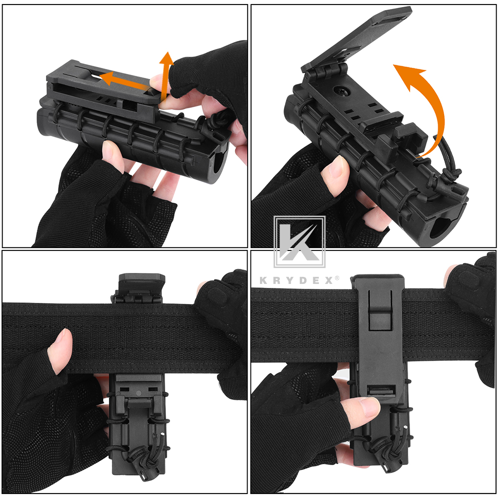 KRYDEX ASP Baton Holder Sentry Baton Pouch 360 Degree Rotatable fit 1.5