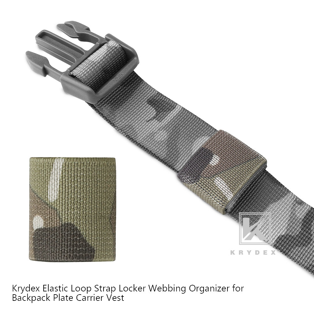 KRYDEX Elastic Loop Strap Locker bing Organizer for Backpack Chest