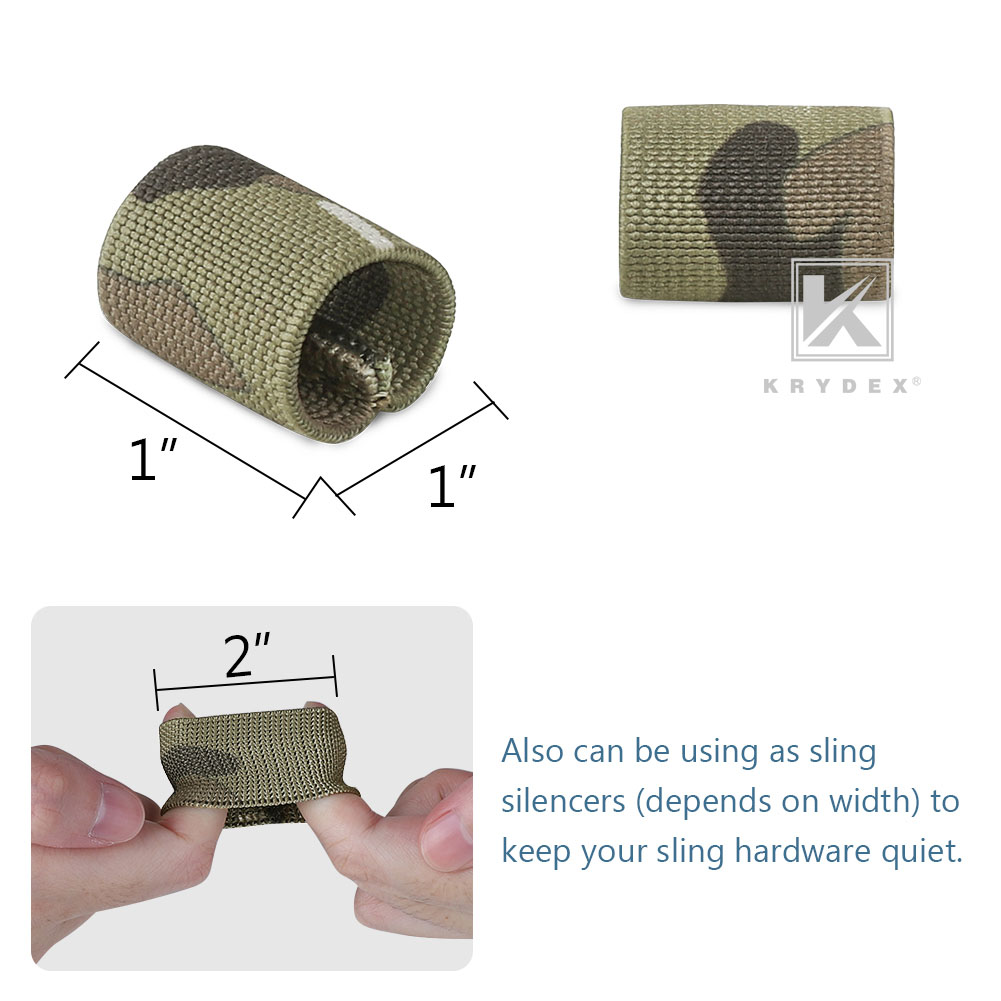 KRYDEX Elastic Loop Strap Locker bing Organizer for Backpack Chest