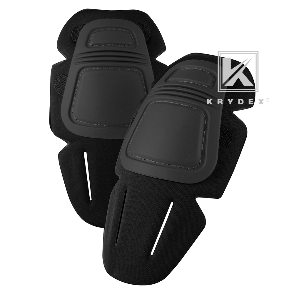 KRYDEX Tactical Knee Pad G3 Impact Combat Pants Joint Protection Kneecap Airsoft Black