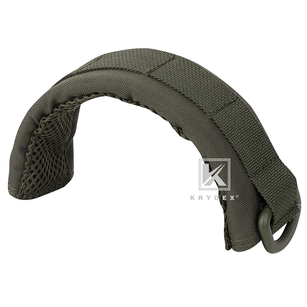 Krydex Modular Headset Cover Tactical Headband Protection MOLLE Ranger Green