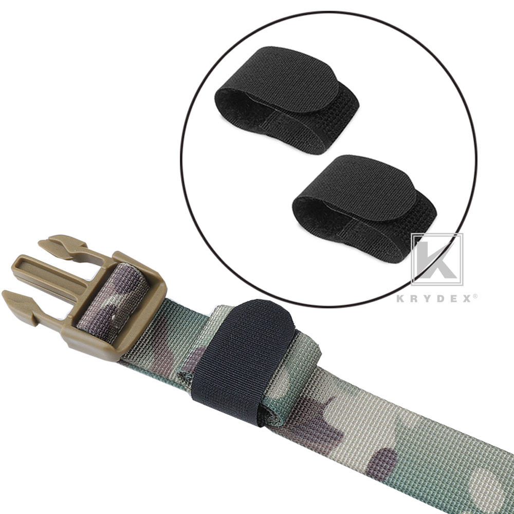 Krydex Hook & Loop Cable Management Strap Kit for Antennas Cable Webbing Black