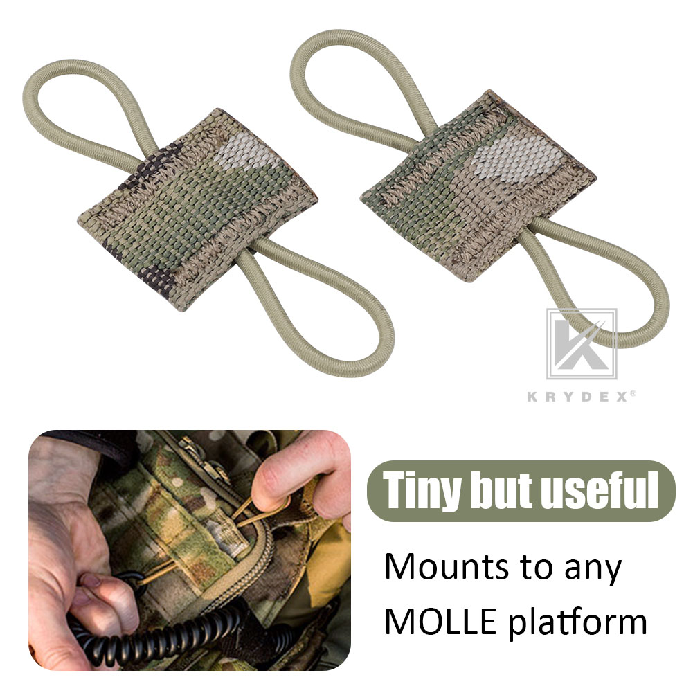 Krydex PTT Retainer MOLLE Webbing Accessory Antennas Communication Cable Storage