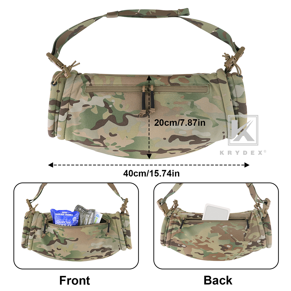 KRYDEX Tactical Soft Shell Hand Warmer Portable Vest Drop Hanger Winter Outdoor