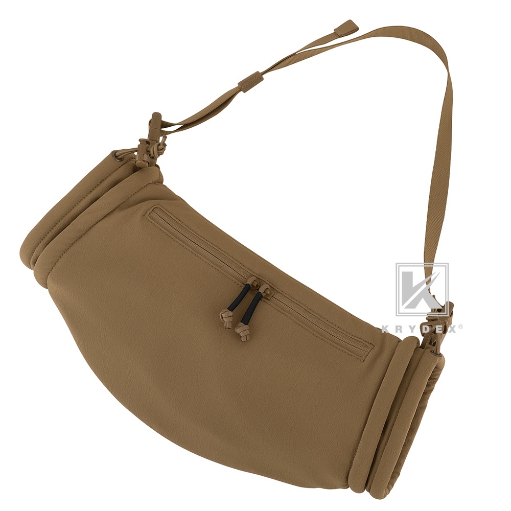 KRYDEX Tactical Soft Shell Hand Warmer Portable Vest Drop Hanger Winter Outdoor Coyote Brown