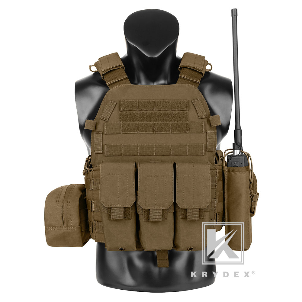 KRYDEX LBT-6094A Plate Carrier Tactical Body Armor Vest with