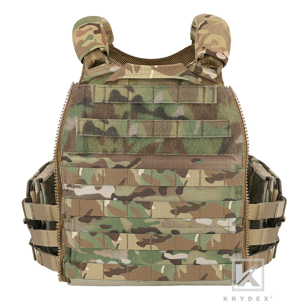 KRYDEX Tactical SCARAB Plate Carrier w/ MF IV Placard Magazine Pouch Front Panel