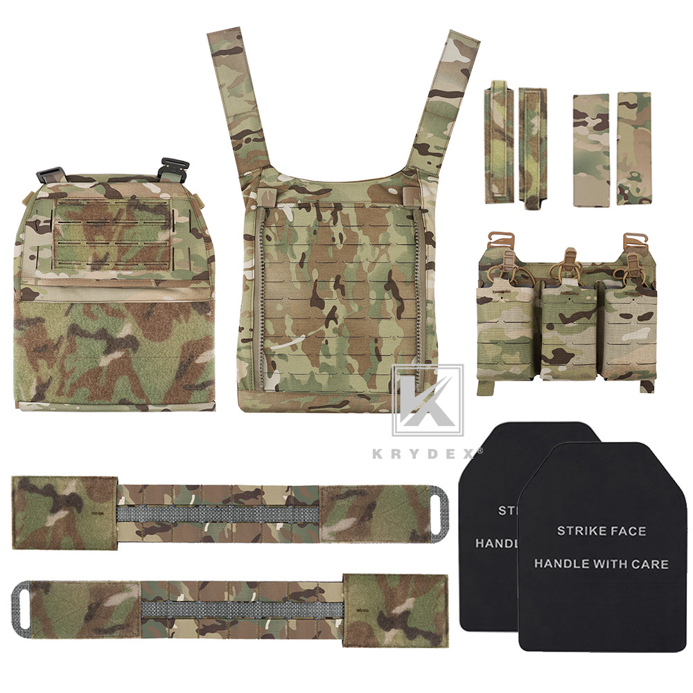 KRYDEX FCPC V5 Plate Carrier with Tegris Assault Cummerbund and KTAR Front Flap