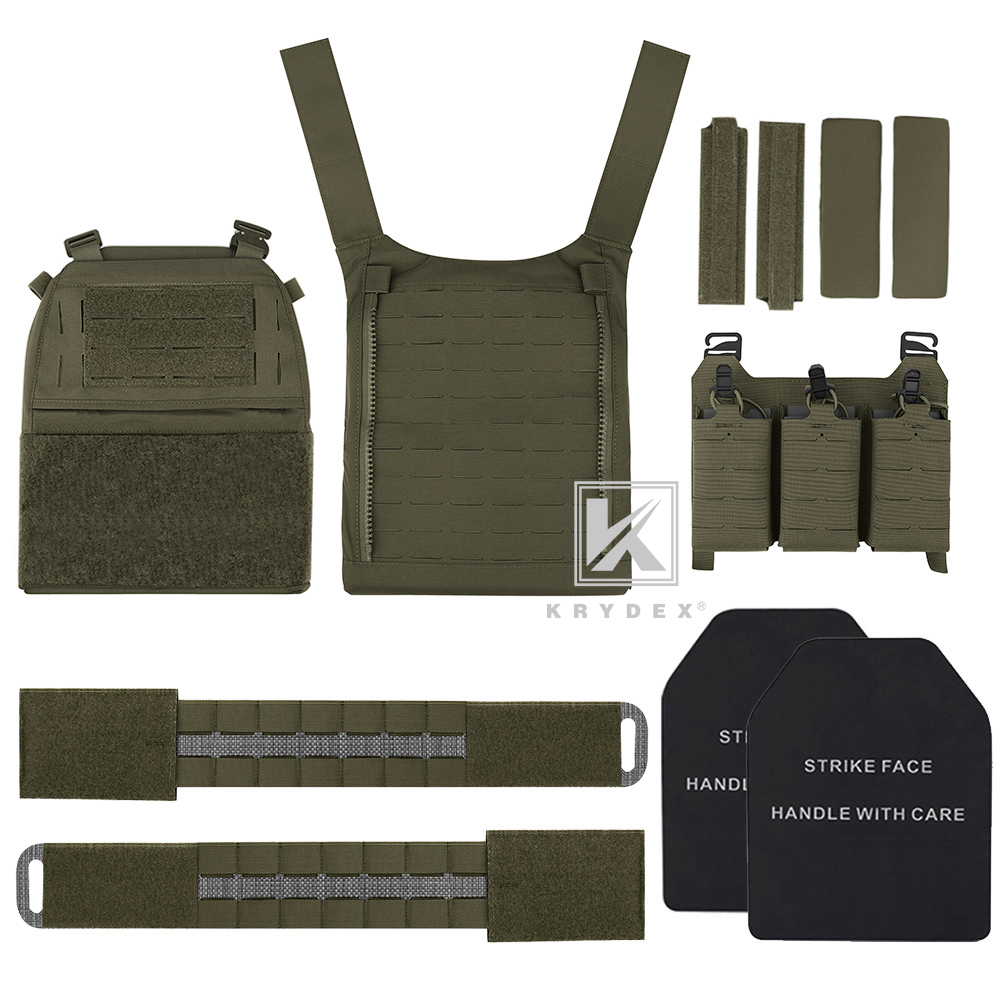 KRYDEX FCPC V5 Plate Carrier and Tegris Cummerbund KTAR Front Flap