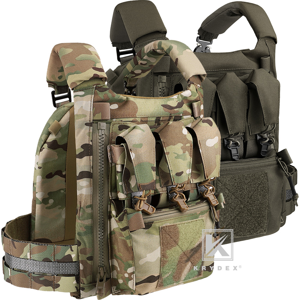 KRYDEX FCPC V5 Plate Carrier Tegris Assault Cummerbund Zip On Back Panel Banger