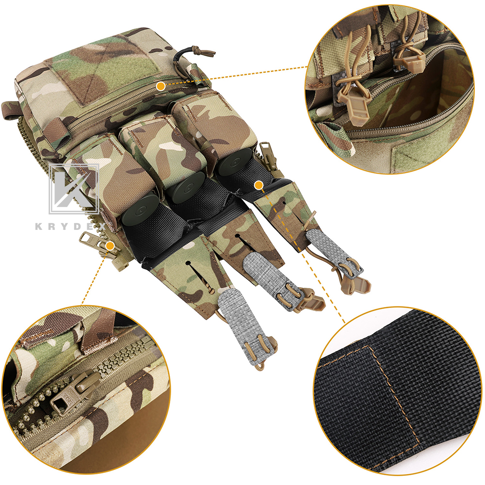 KRYDEX FCPC V5 Plate Carrier Tegris Assault Cummerbund Zip On Back Panel Banger
