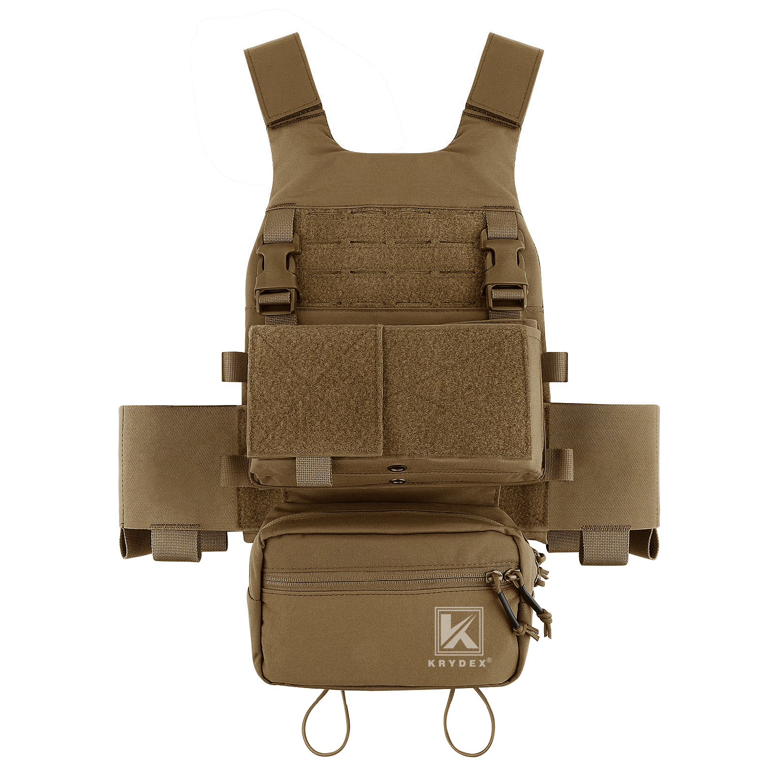 KRYDEX MK3 Placard with Hook Backing for Tactical Vest Chest Rig (MCBK KRYDEX MK3 Placard with Hook Backing for Tactical Vest Chest Rig (MCBK