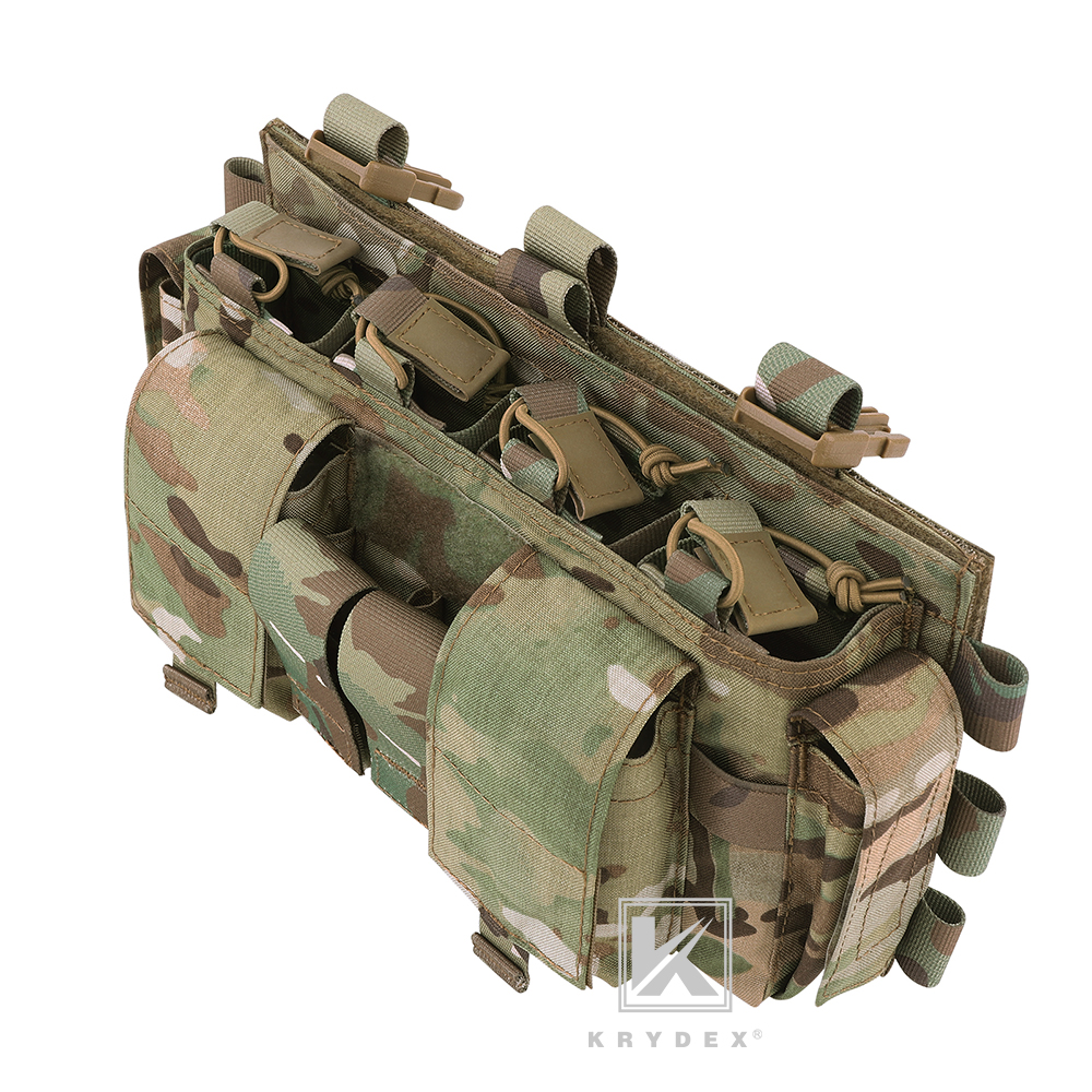 KRYDEX Tactical MF IV Placard Magazine Pouch Front Panel for Plate Carrier Vest