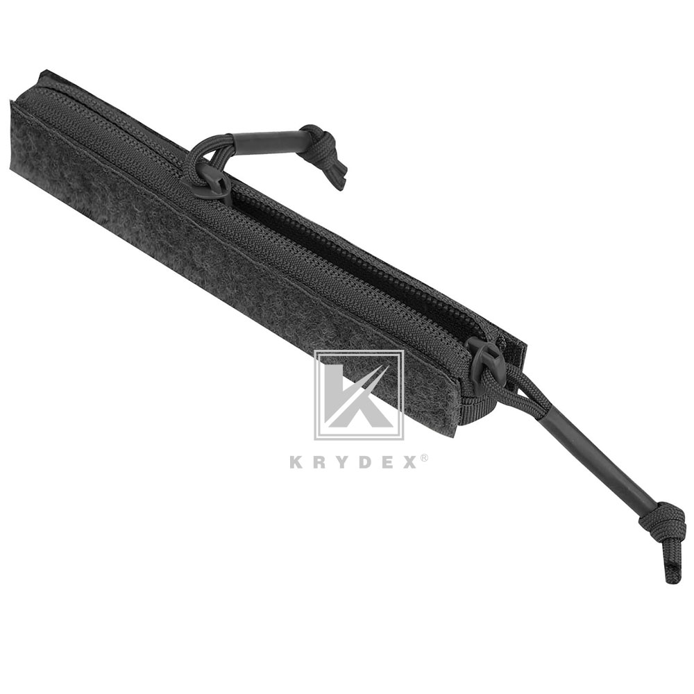 KRYDEX Full Zipper Insert Cover for FCPC V5 JPC2.0 Tactical Vest Admin Pocket Black