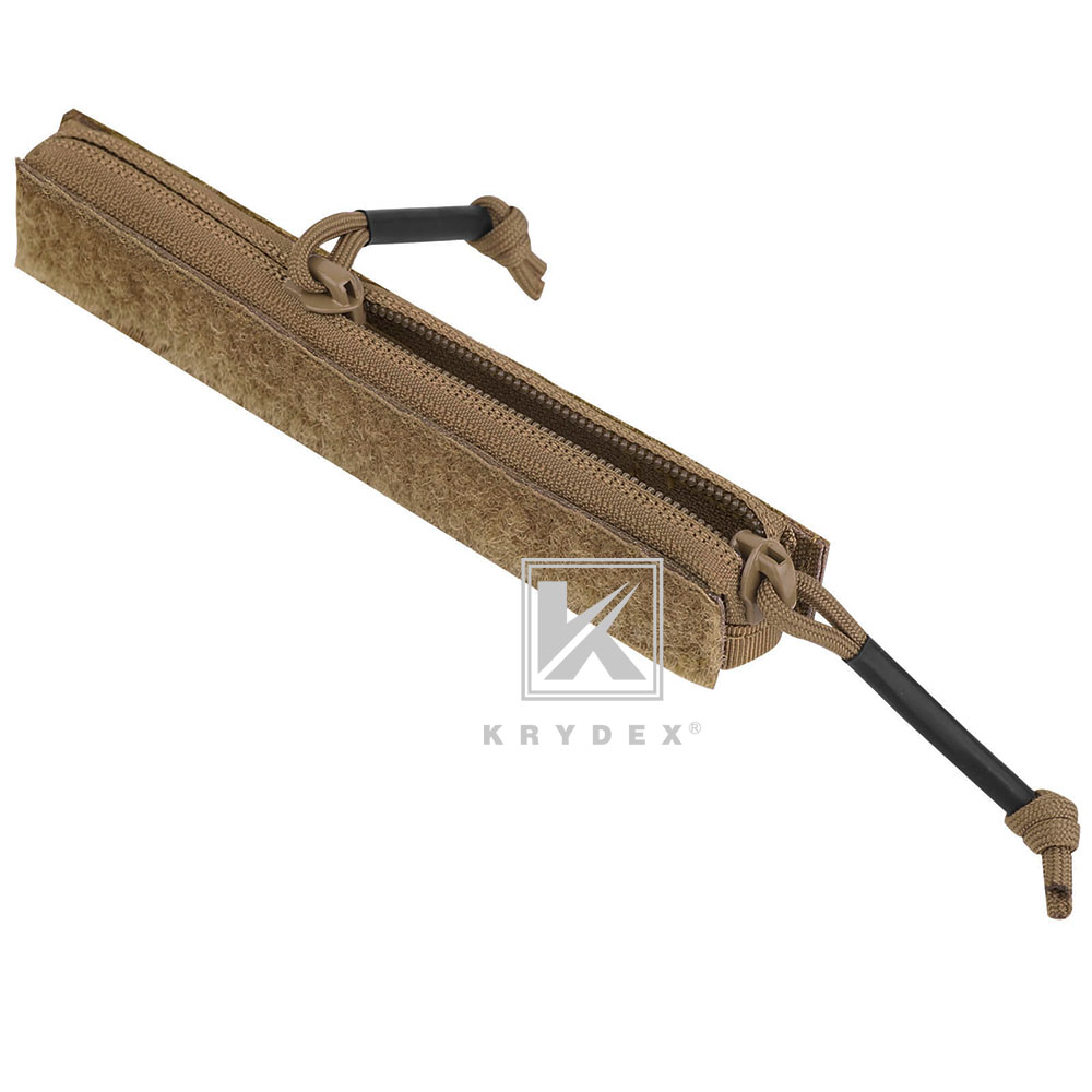 KRYDEX Full Zipper Insert Cover for FCPC V5 JPC2.0 Tactical Vest Admin Pocket Coyote Brown