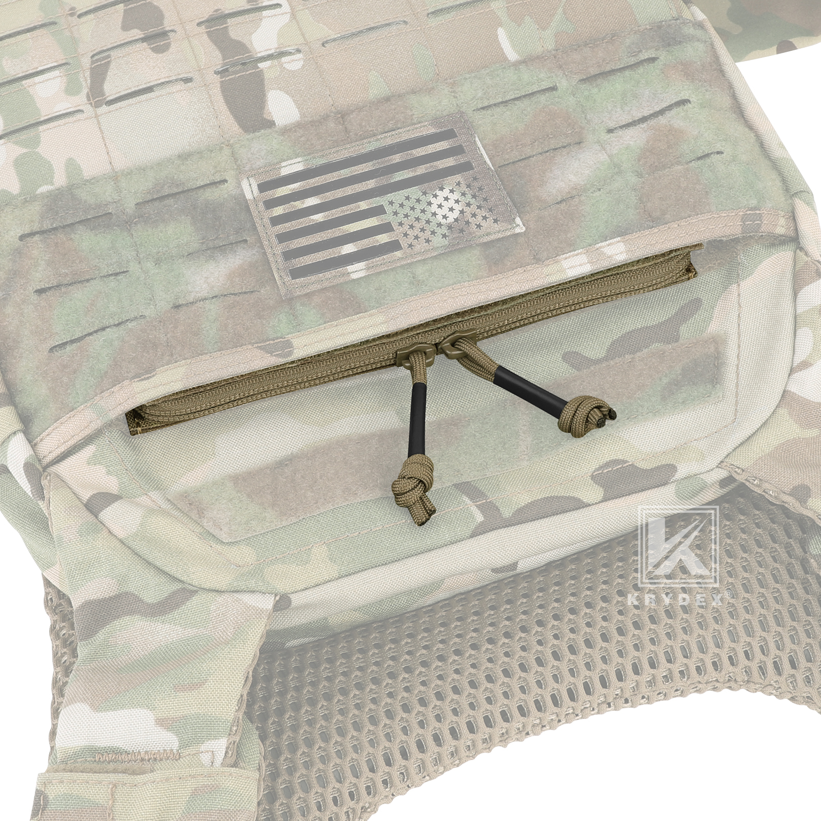 KRYDEX Full Zipper Insert Cover for For 511 Trainer Vest CPC Carrier Admin Pouch